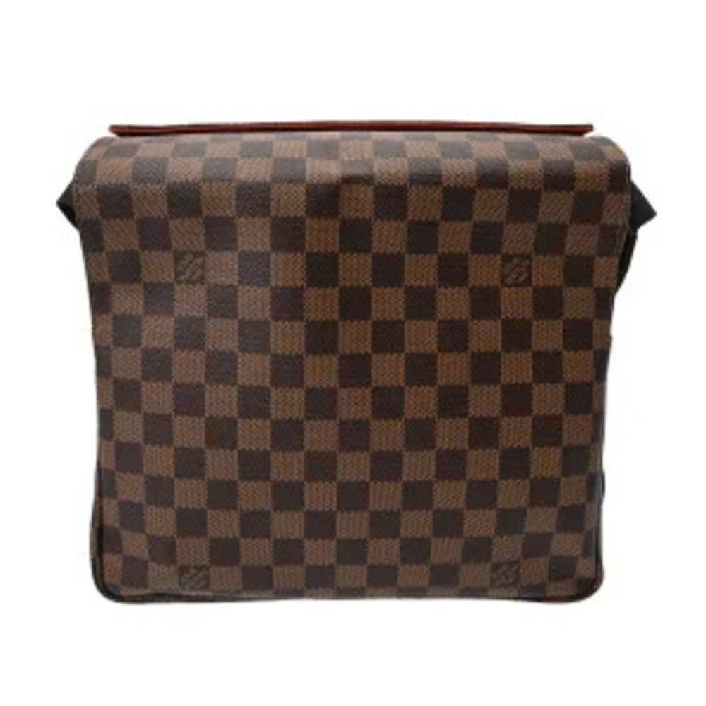 Louis Vuitton Damier Naviglio Brown Canvas Shoulder Bag